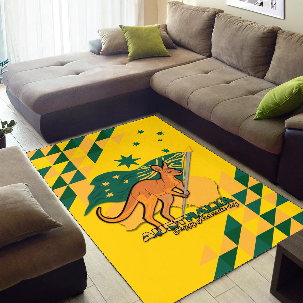 Australia Day Proud To Be Aussie Area Rug - LT12