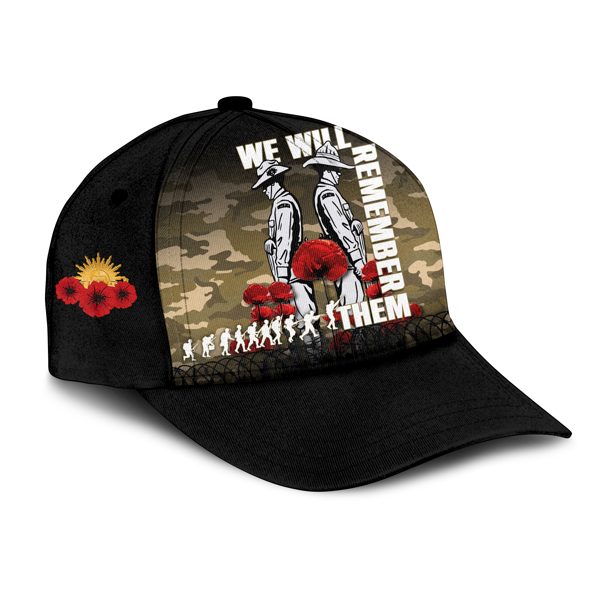 australia-anzac-2022-caps-camouflage-with-poppy