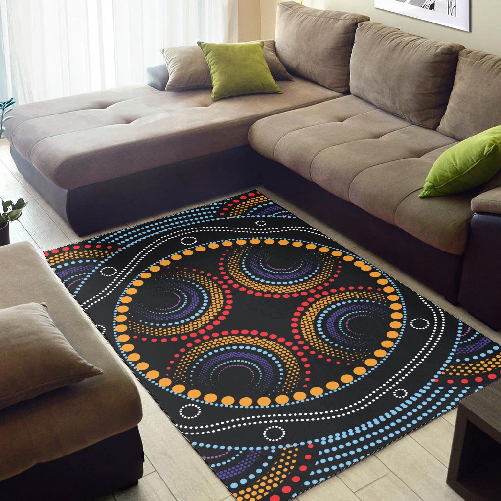 aboriginal-area-rug-dreamtime-dot-painting-aboriginal-style