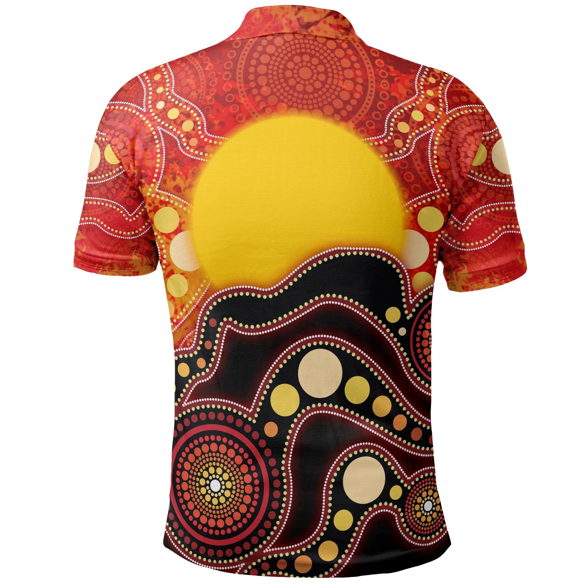 aboriginal-polo-shirt-aboriginal-lives-matter-flag-dot-painting-art