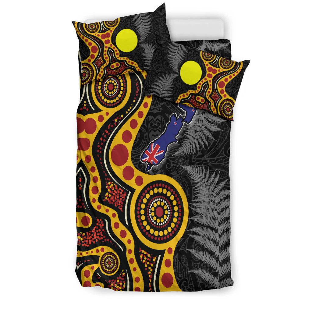 new-zealand-maori-combine-australia-aboriginal-bedding-set