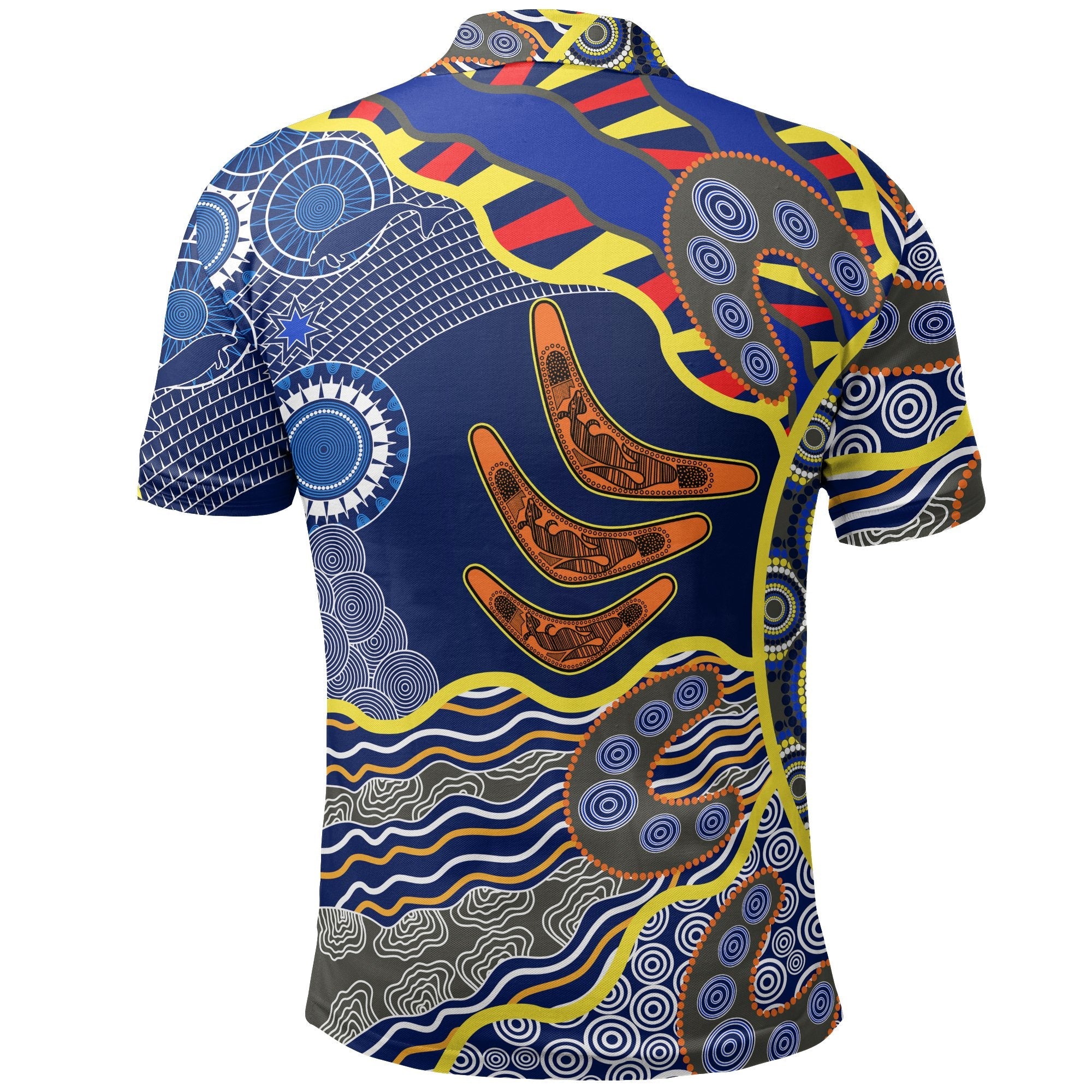 aboriginal-polo-shirt-australian-boomerang-dot-painting-art