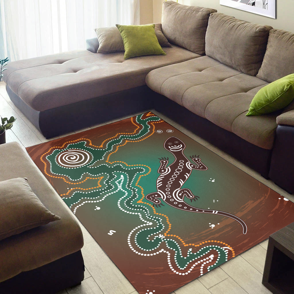 aboriginal-lizard-area-rug-indigenous-dot-painting-art-lt12