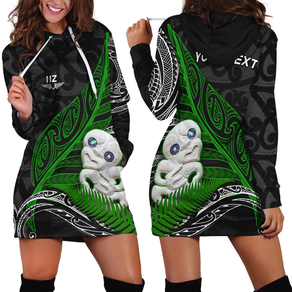 custom-personalised-aotearoa-maori-hoodie-dress-hei-tiki-and-fern