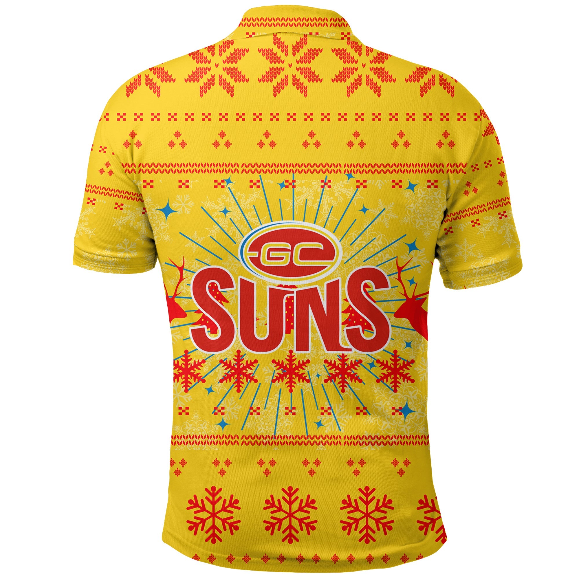 gold-coast-suns-polo-shirt-christmas-ugly-style