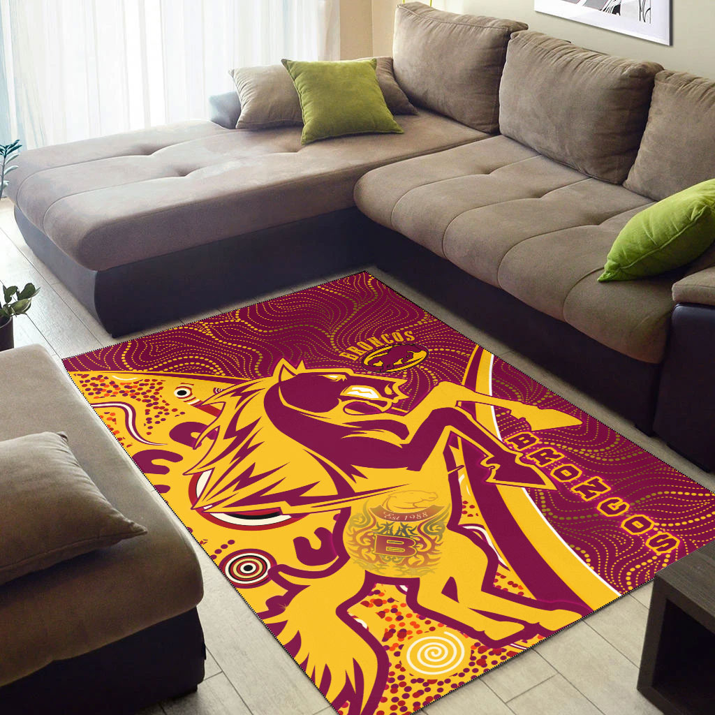 broncos-rugby-area-rug-custom-brisbane-broncos-pride-with-tattoo-and-aboriginal-art-personalised-name-and-number-rug