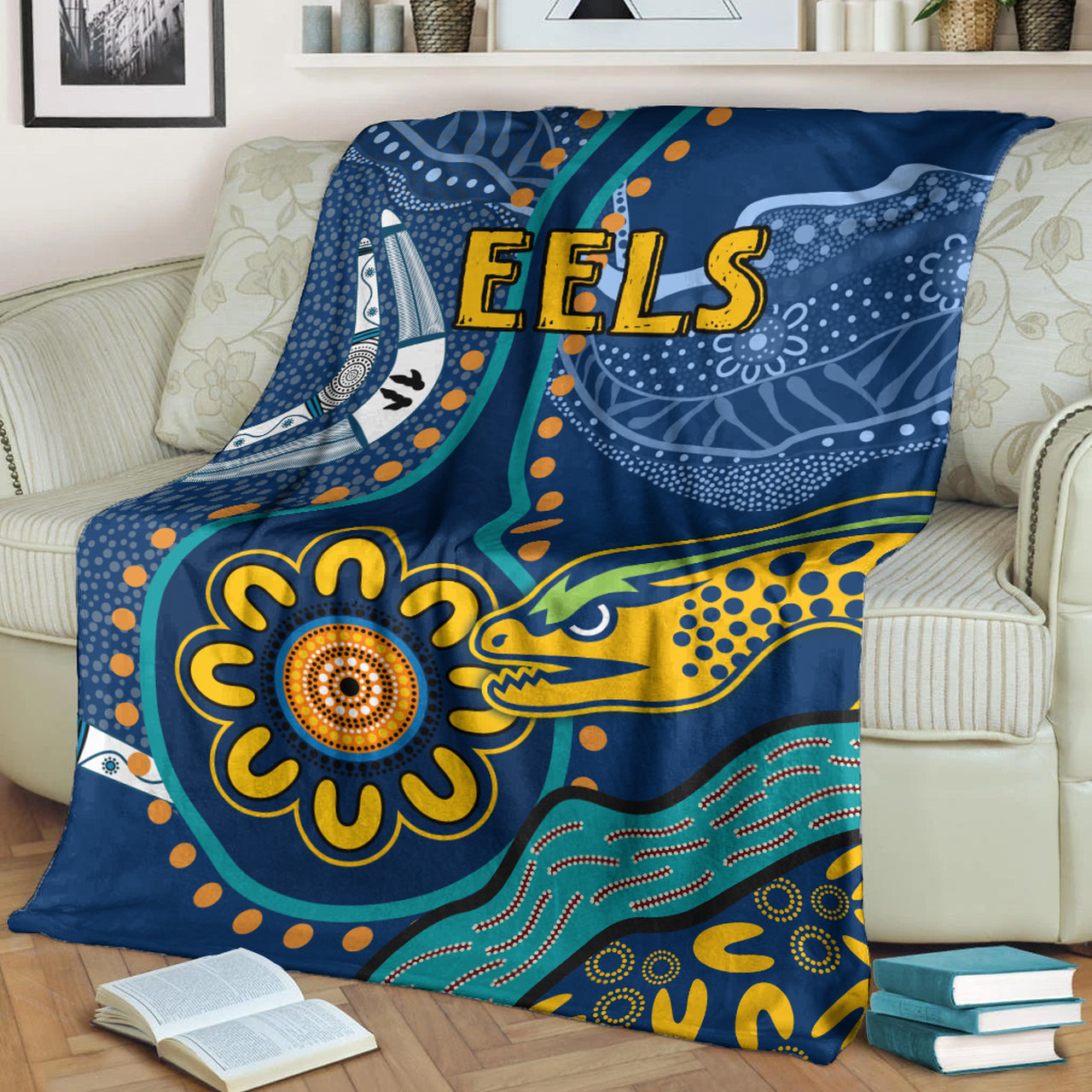 eels-rugby-blanket-custom-indigenous-eels-blanket