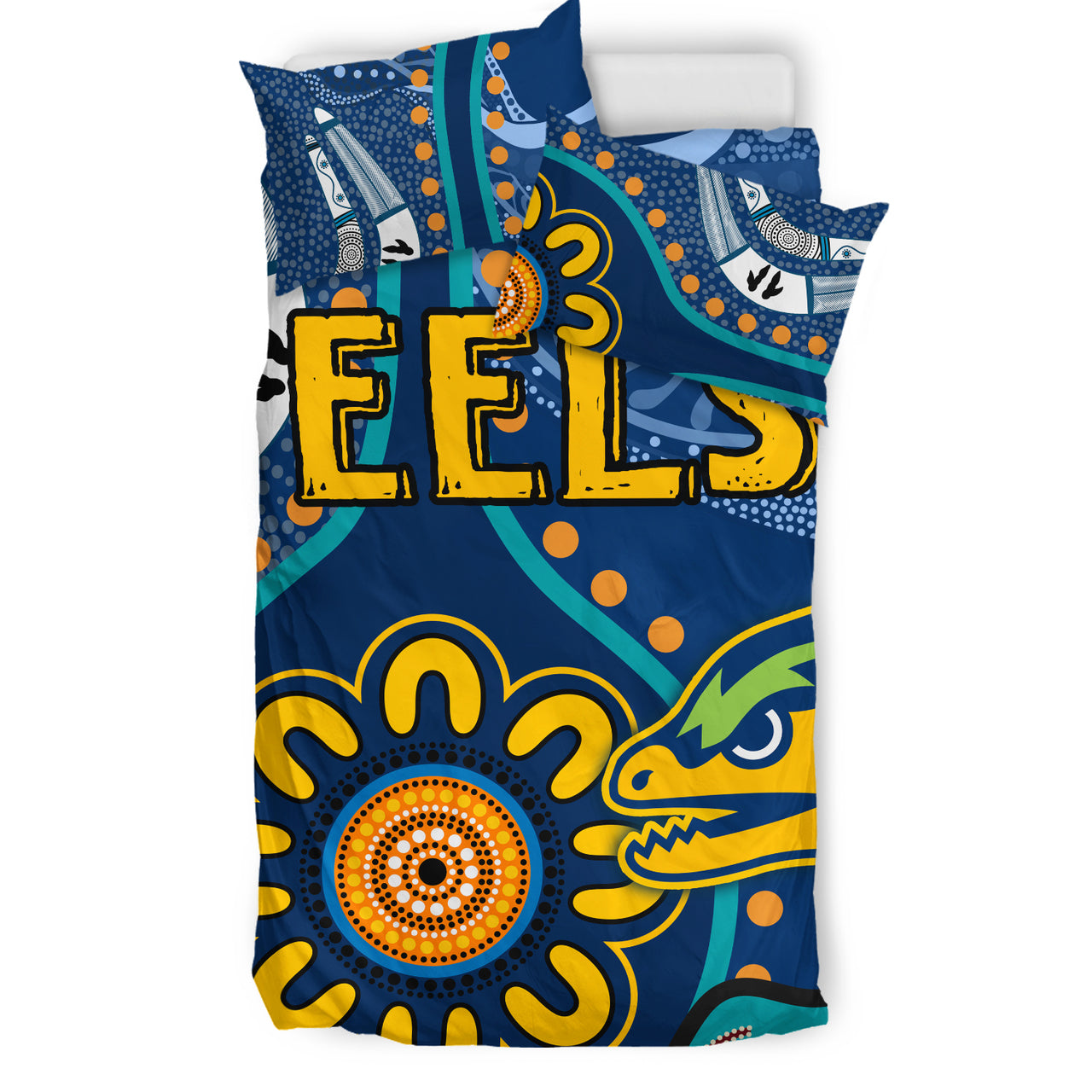 eels-rugby-bedding-set-custom-indigenous-eels-bedding-set