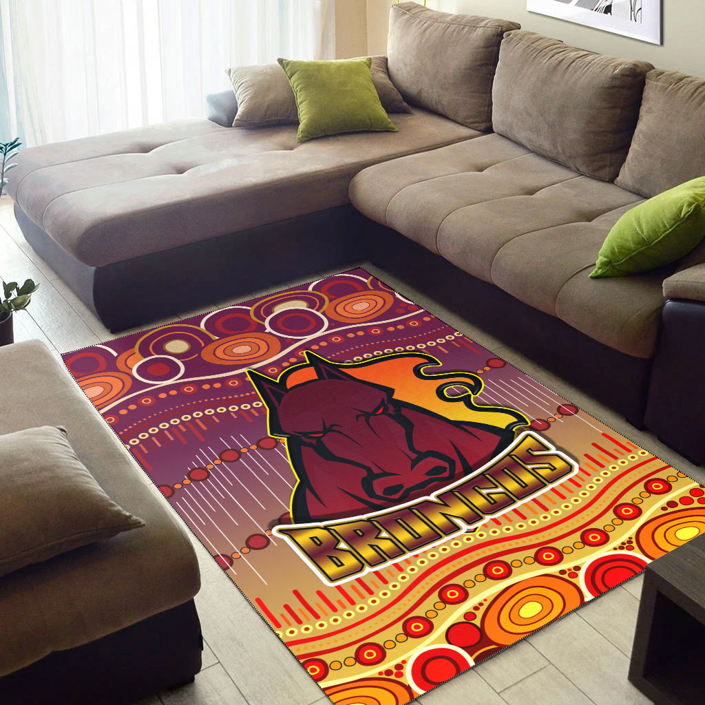 broncos-rugby-area-rug-horse-aboriginal-patterns-area-rug