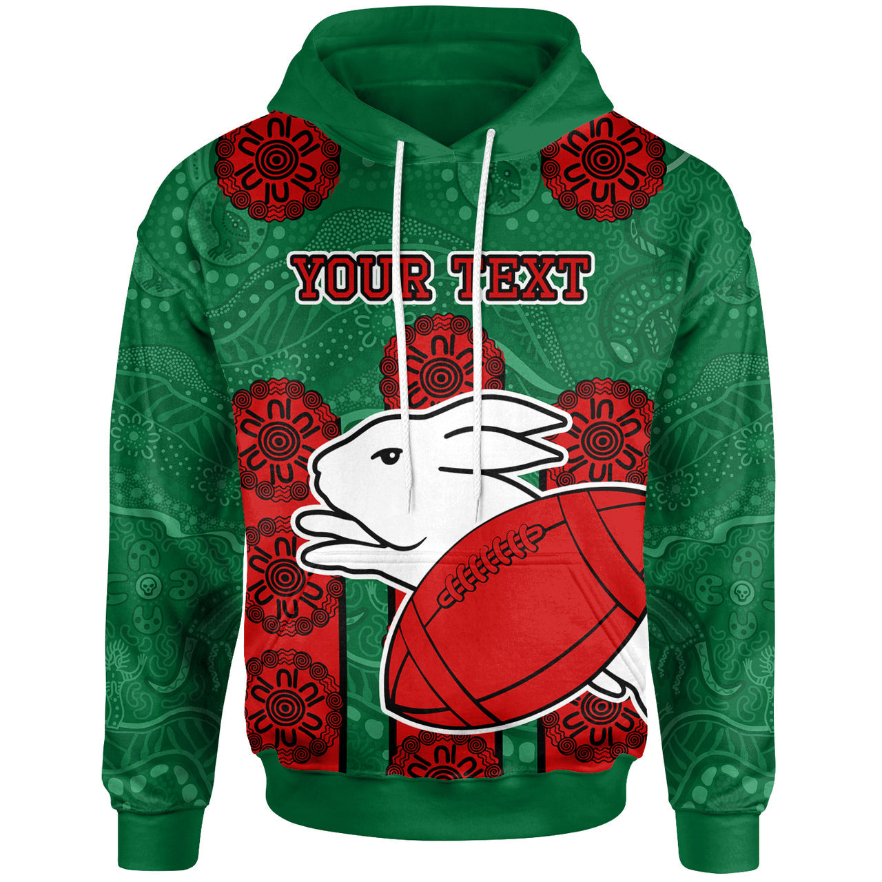 rabbitohs-rugby-hoodie-custom-indigenous-rabbitohs-hoodie