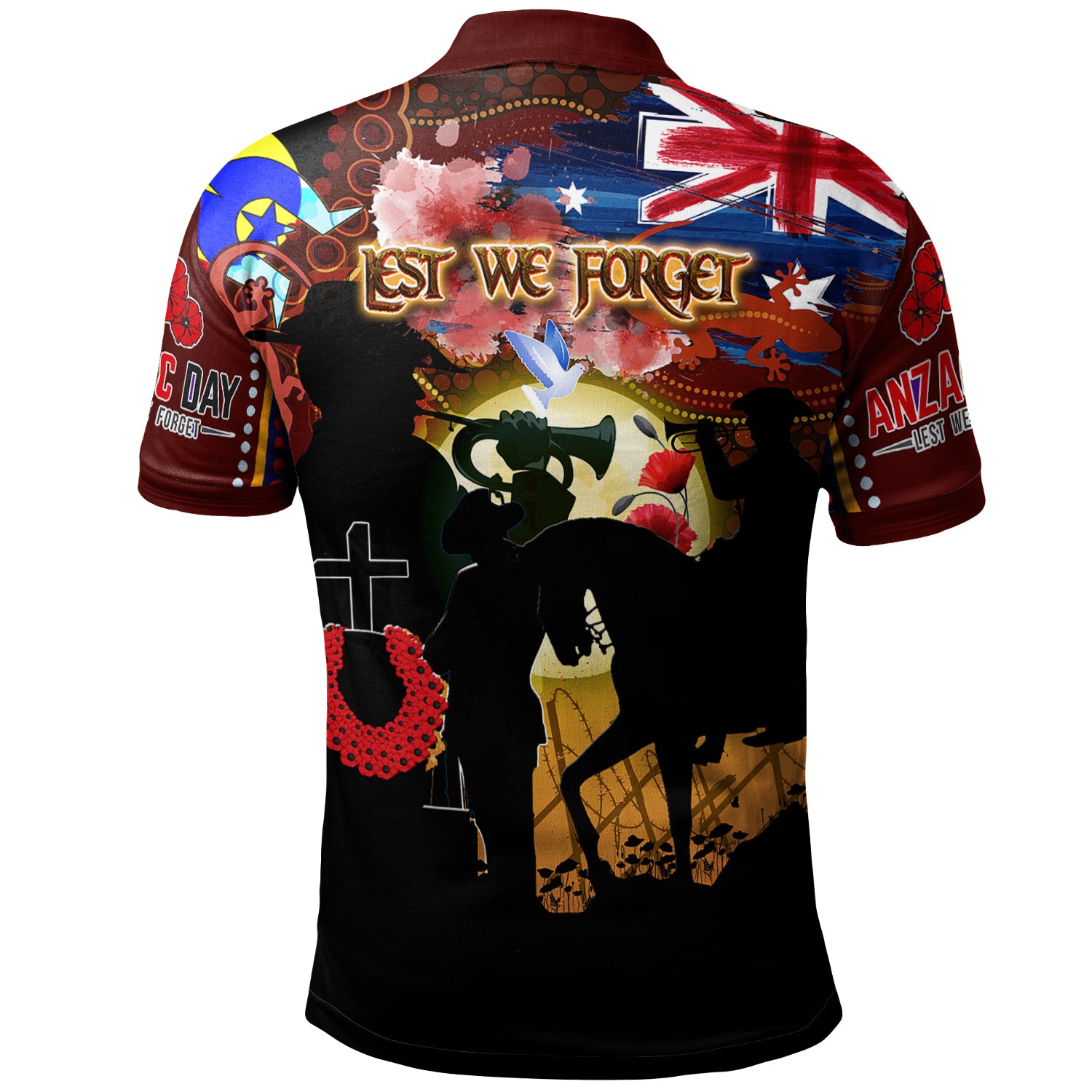 australia-anzac-day-aboriginal-inspired-brown-polo-shirt-custom-the-aboriginal-inspired-and-torres-strait-islander-commemorative-polo-shirt