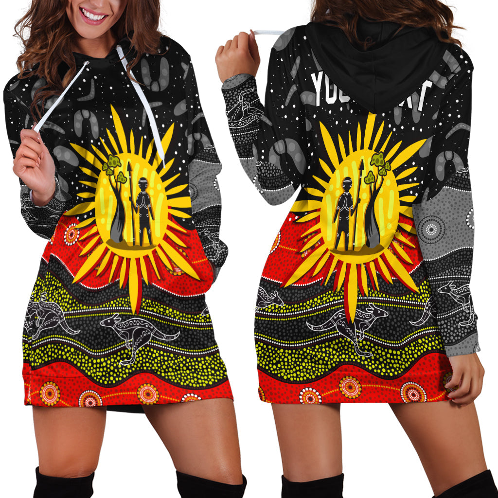 custom-personalised-aboriginal-flag-hoodie-dress-energetic-aussie