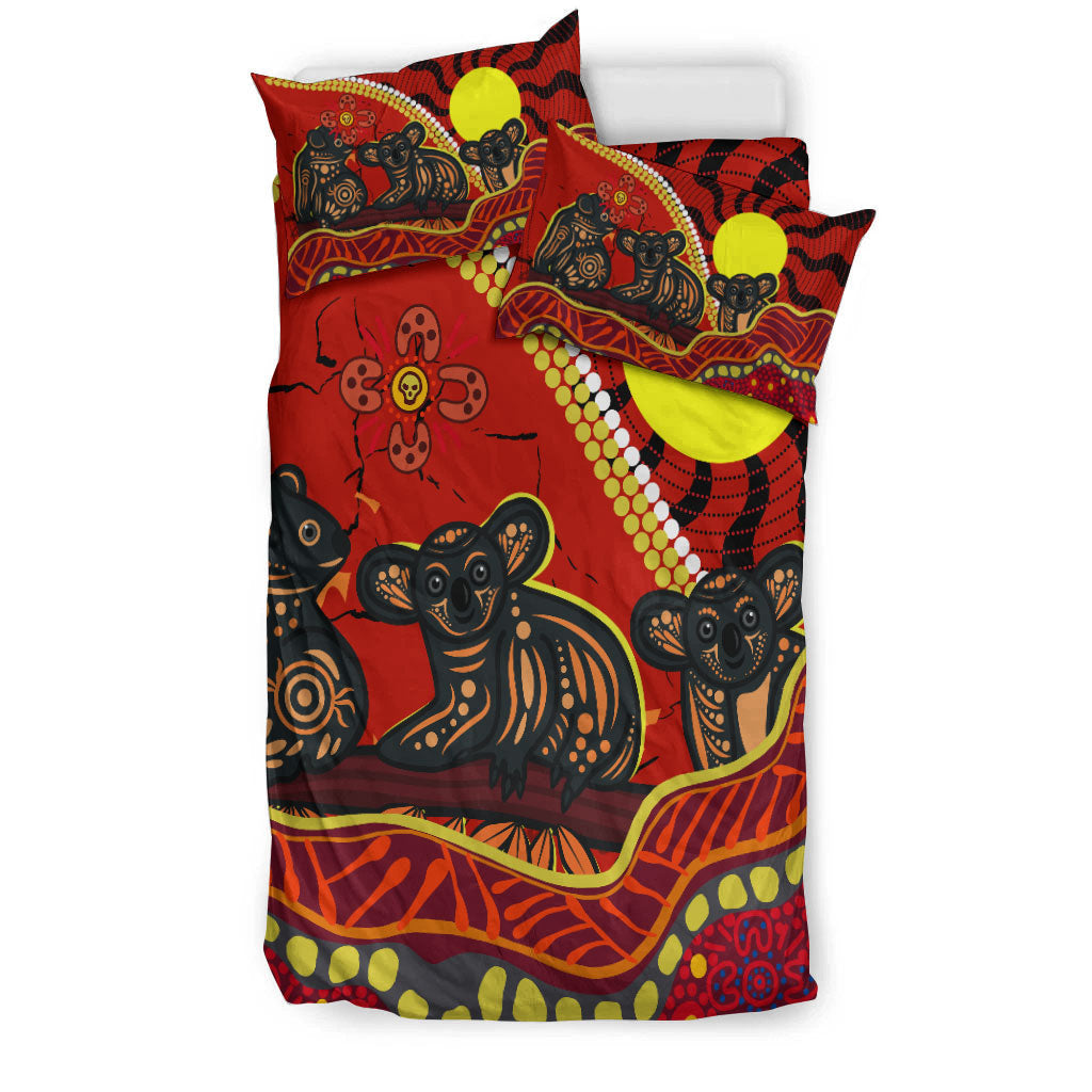 aboriginal-koala-painting-bedding-set