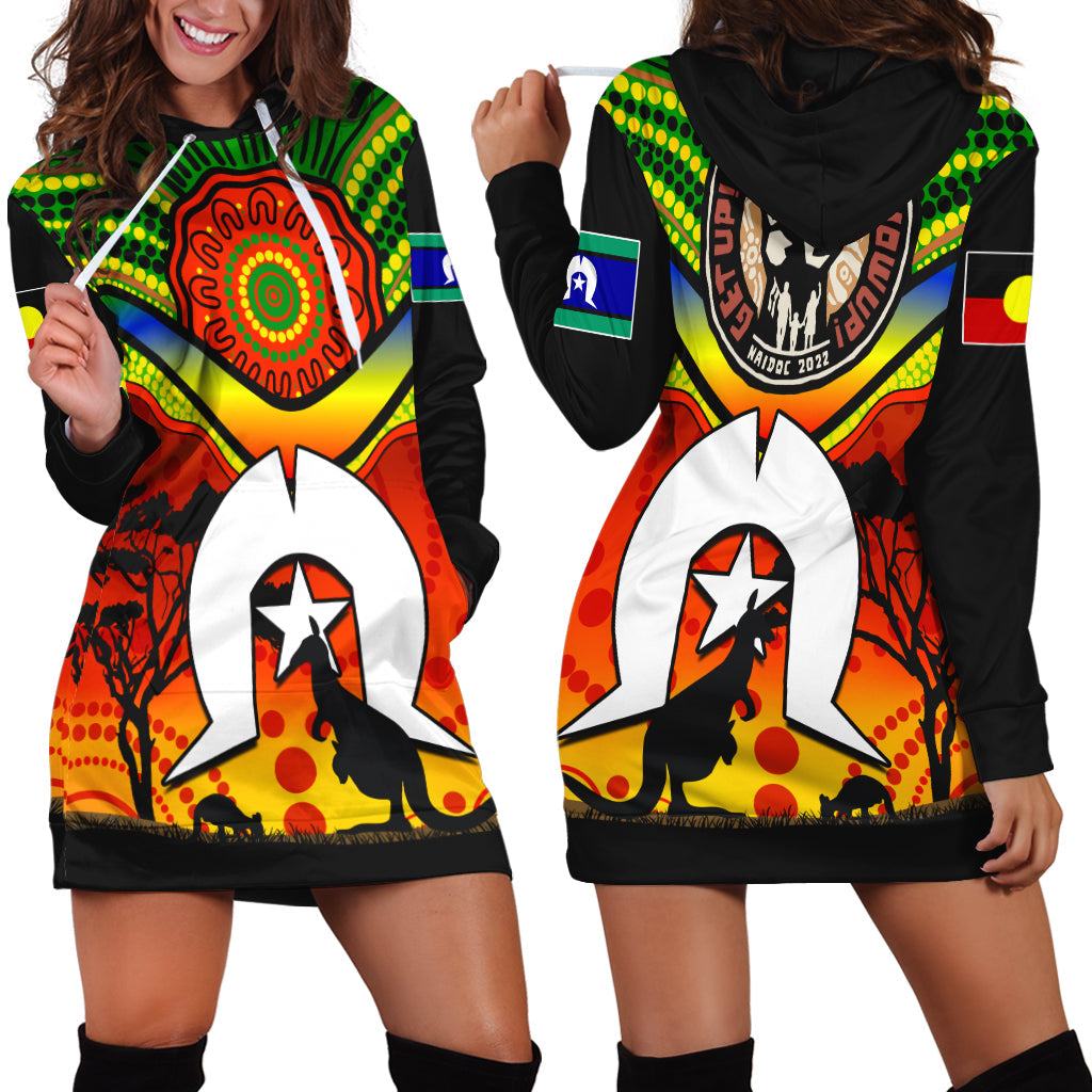 naidoc-week-2022-hoodie-dress-dhari-aboriginal-get-up-stand-up-show-up