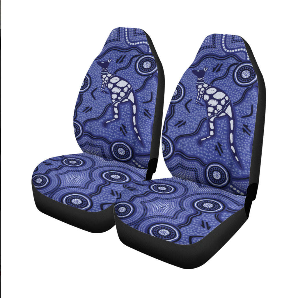 aboriginal-kangaroo-painting-purple-car-seat-covers