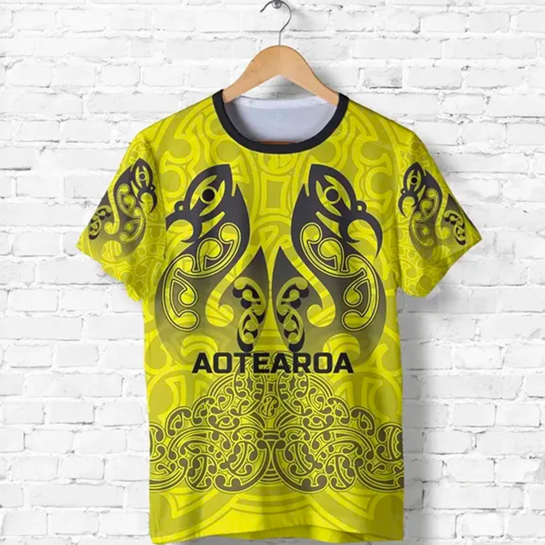 custom-personalised-aotearoa-maori-rugby-t-shirt-new-zealand-mount-taranaki-manaia-custom-text-and-number