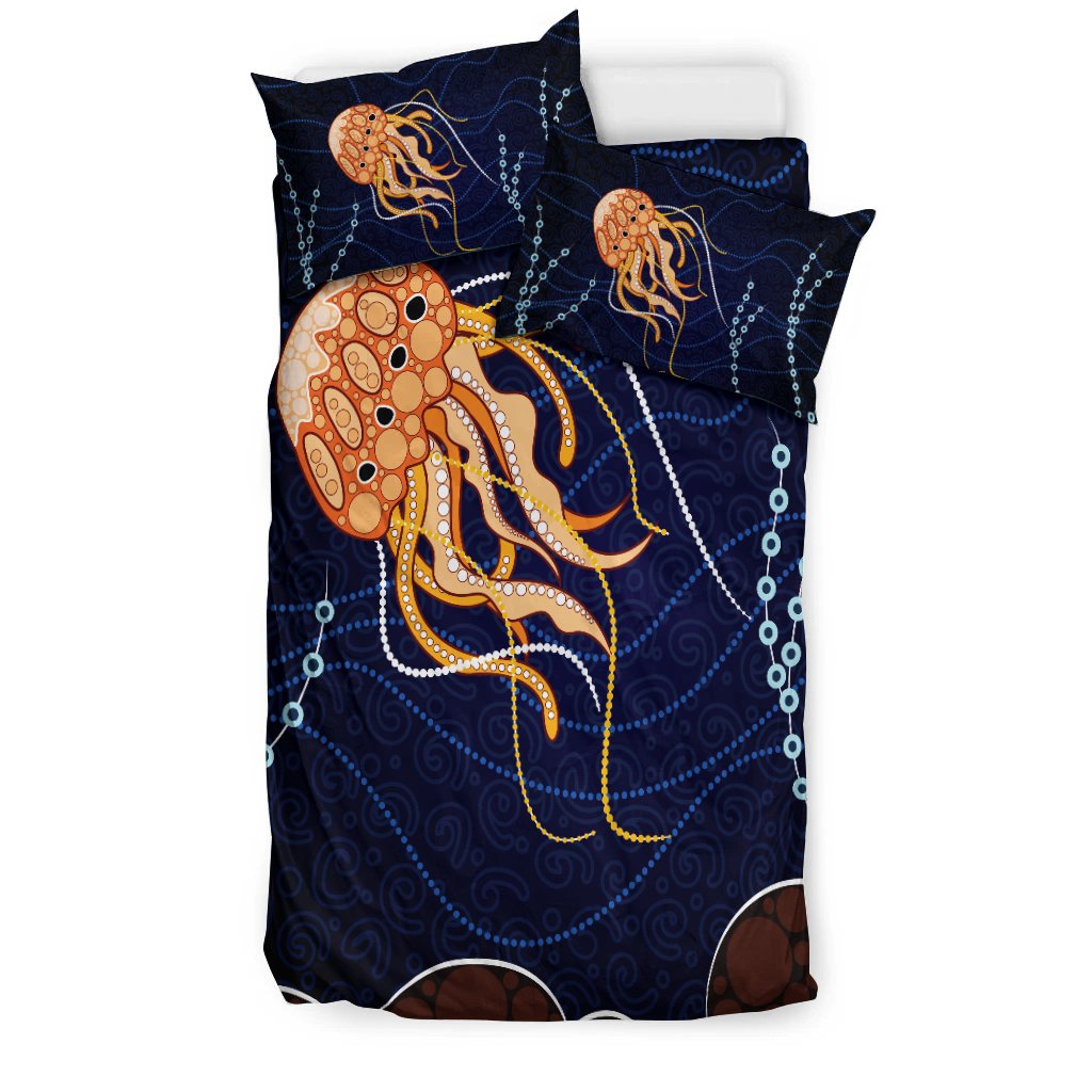 aboriginal-bedding-set-aboriginal-depicting-jellyfish