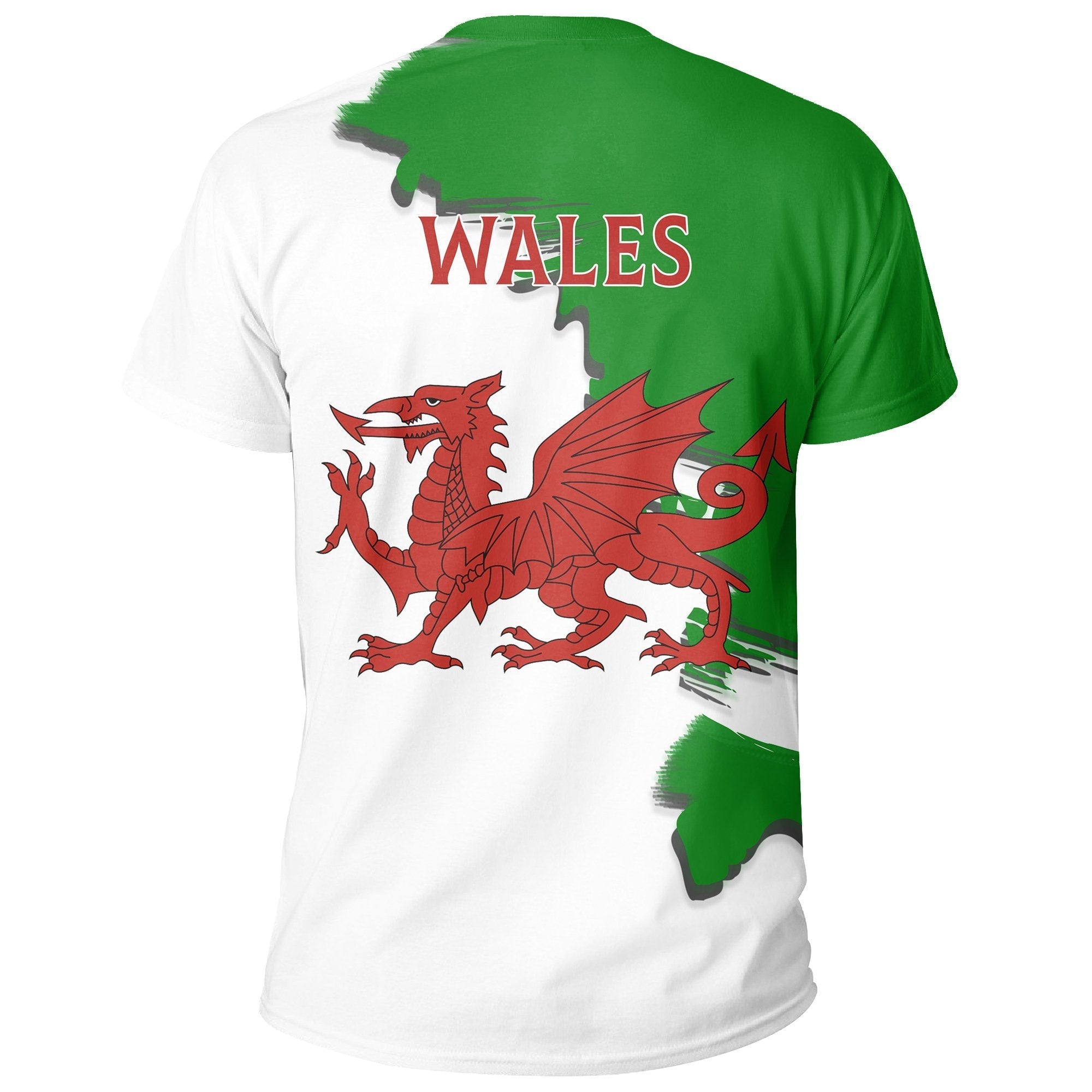 wales-coat-of-arms-unique-t-shirt-scratch-style