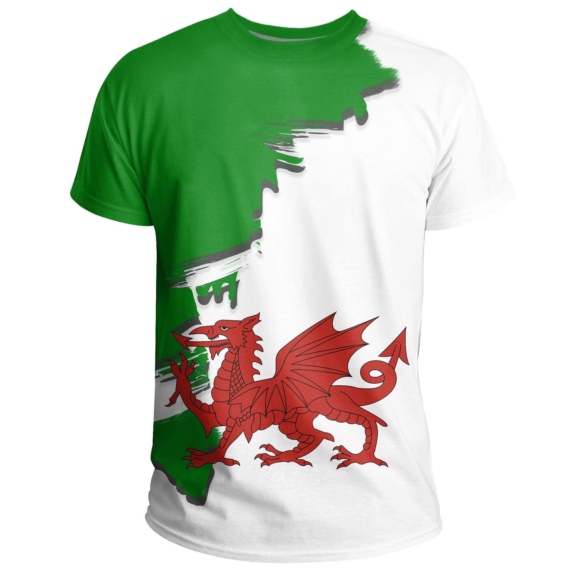 wales-coat-of-arms-unique-t-shirt-scratch-style