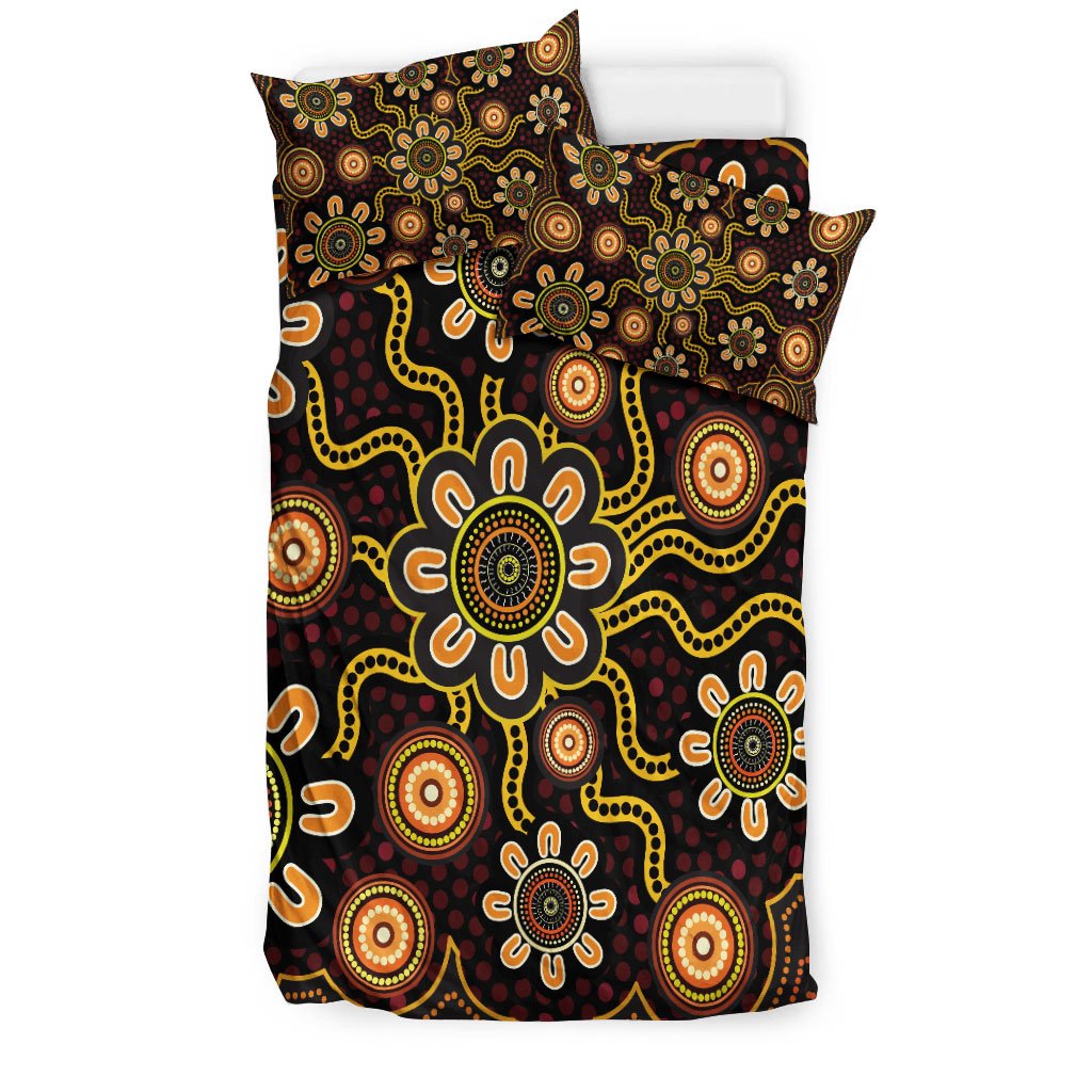 aboriginal-bedding-set-aboriginal-flower-dot-painting