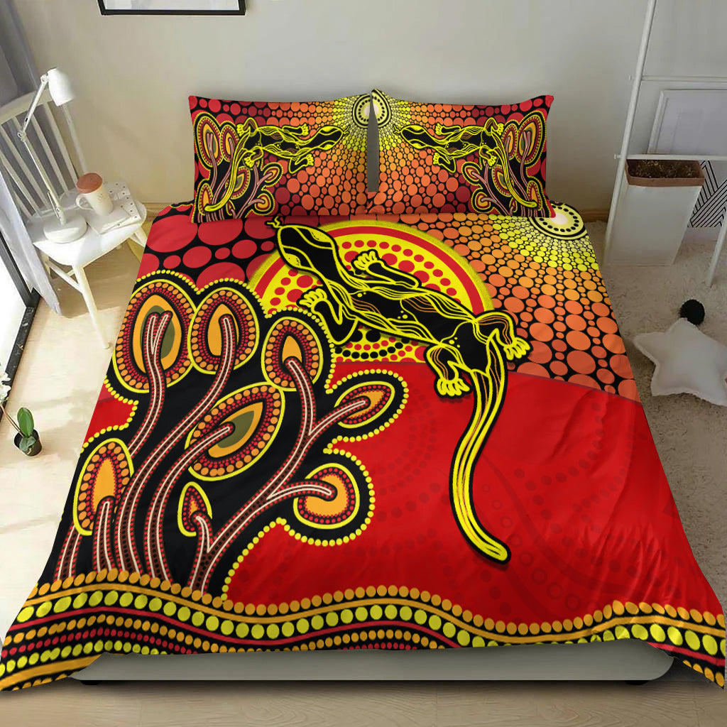 aboriginal-lizard-bedding-set-tree-on-the-hill-sunshine-ver-02