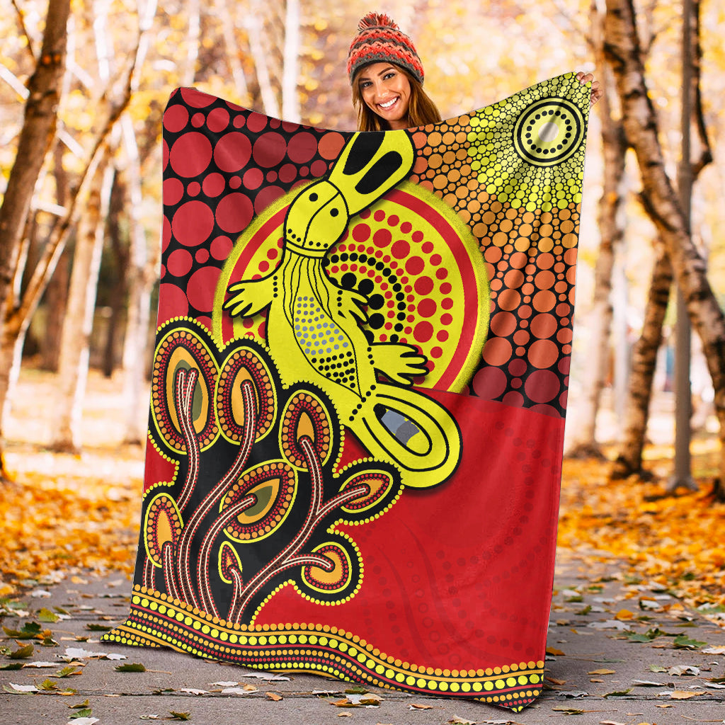 aboriginal-platypus-premium-blanket-tree-on-the-hill-sunshine