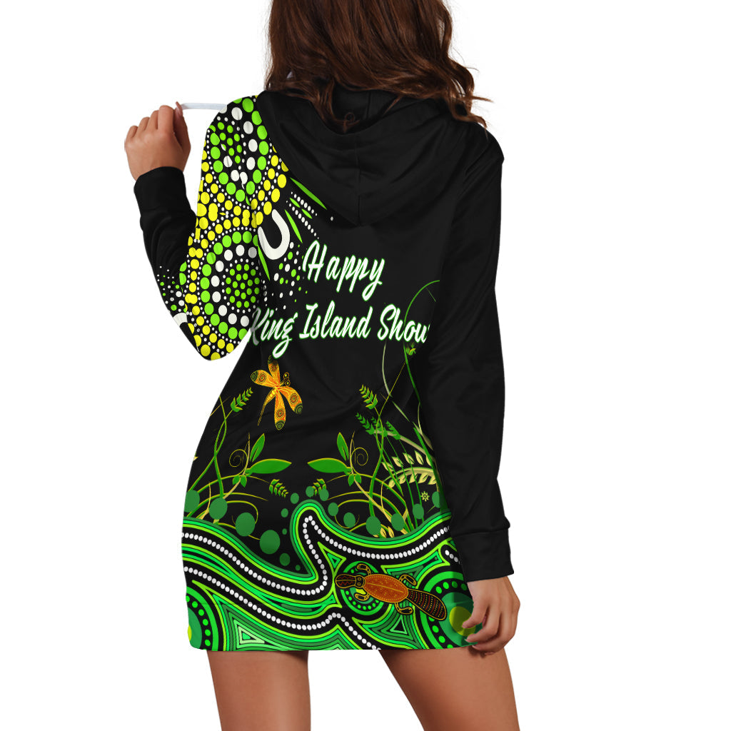 custom-personalised-happy-king-island-show-hoodie-dress-aboriginal-tasmania-australia