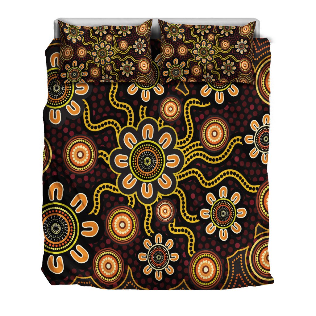 aboriginal-bedding-set-aboriginal-flower-dot-painting