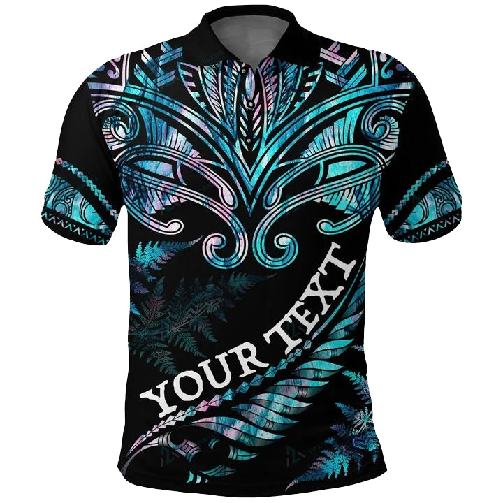 custom-personalised-aotearoa-polo-shirt-maori-fern-paua-shell