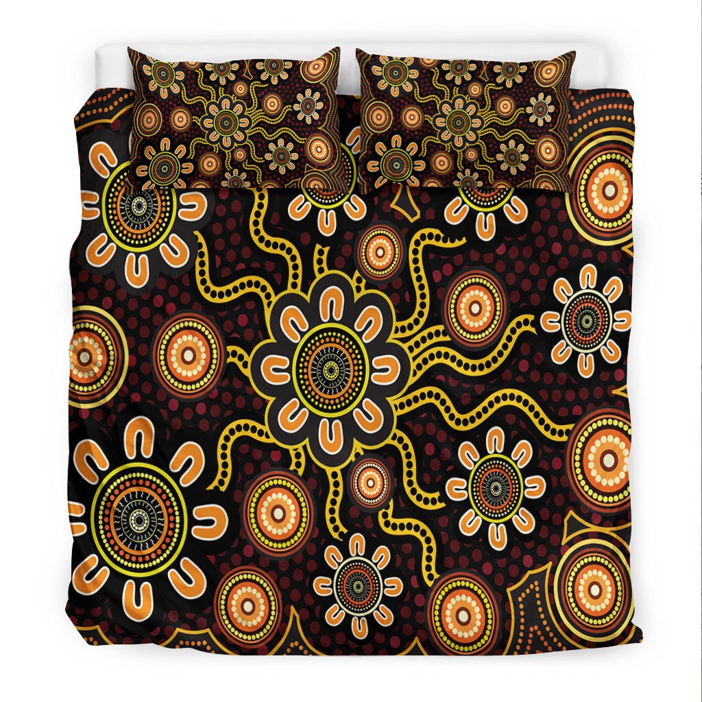 aboriginal-bedding-set-aboriginal-flower-dot-painting