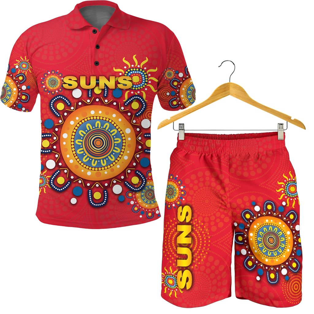 combo-polo-shirt-and-men-short-gold-coast-suns-indigenous