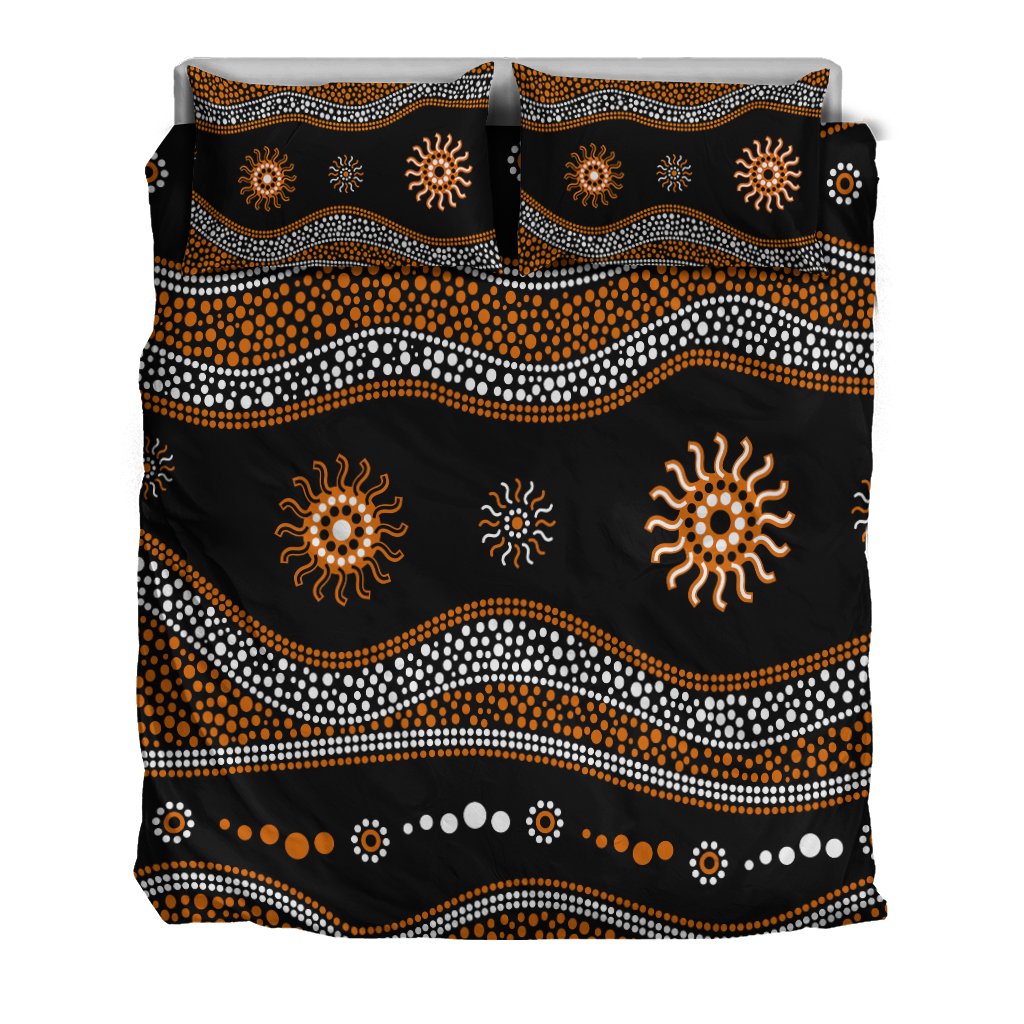 aboriginal-bedding-set-aboriginal-sun-tribal-black