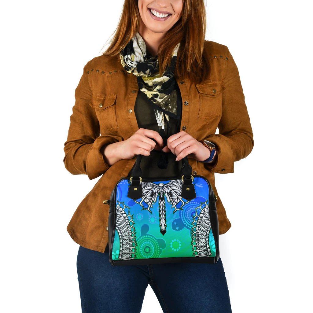 Shoulder Handbag- Turtle With Dhari Mask Ver 02 - Vibe Hoodie