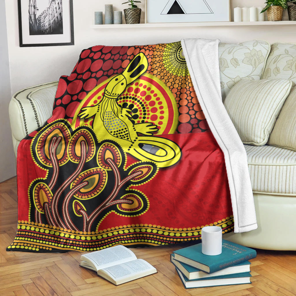 aboriginal-platypus-premium-blanket-tree-on-the-hill-sunshine