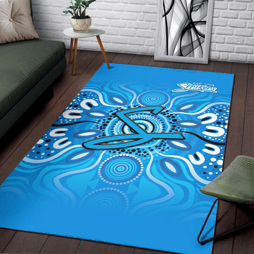 Adelaide Strikers Aboriginal Cricket 2022 Area Rug - LT12