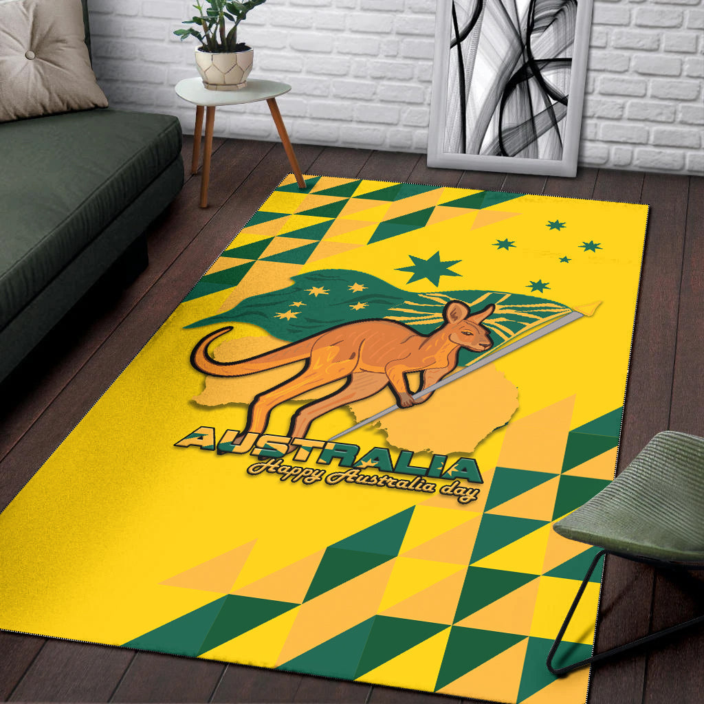 Australia Day Proud To Be Aussie Area Rug - LT12