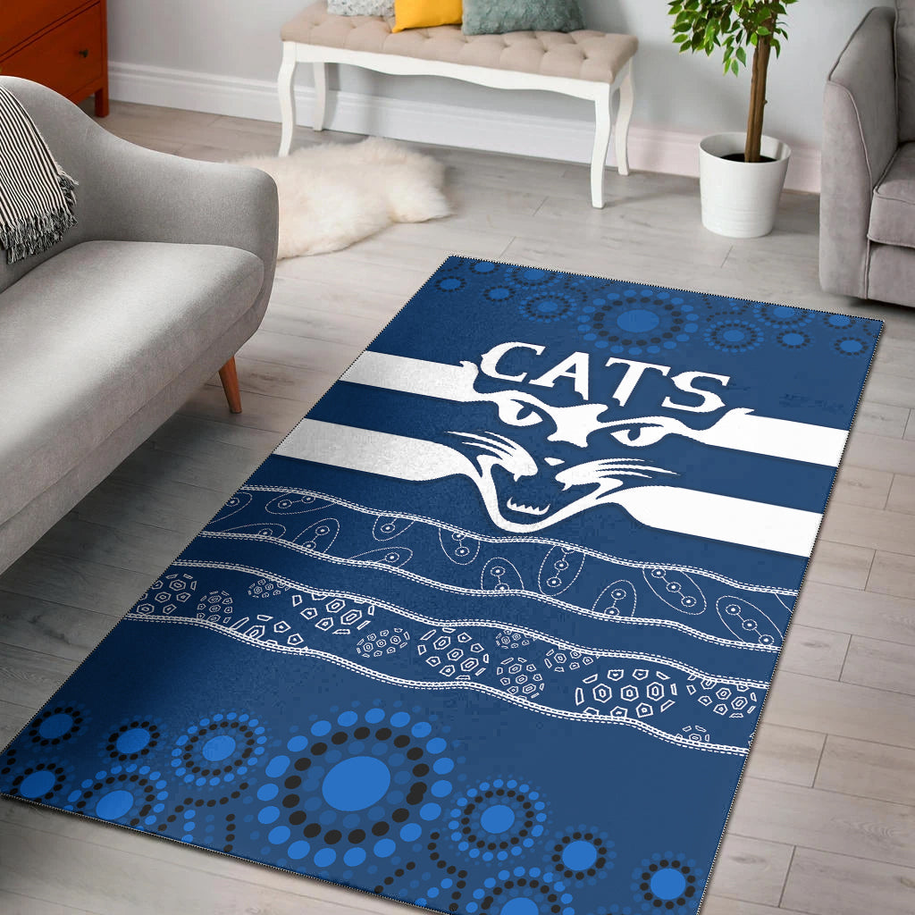 cats-indigenous-area-rug-football-geelong