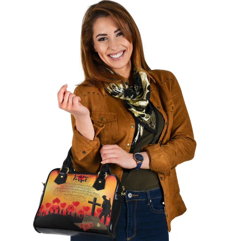 Anzac Day Shoulder Handbag - Lest We Forget - Vibe Hoodie