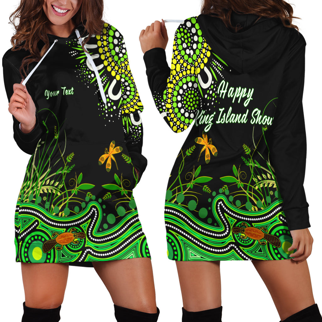 custom-personalised-happy-king-island-show-hoodie-dress-aboriginal-tasmania-australia