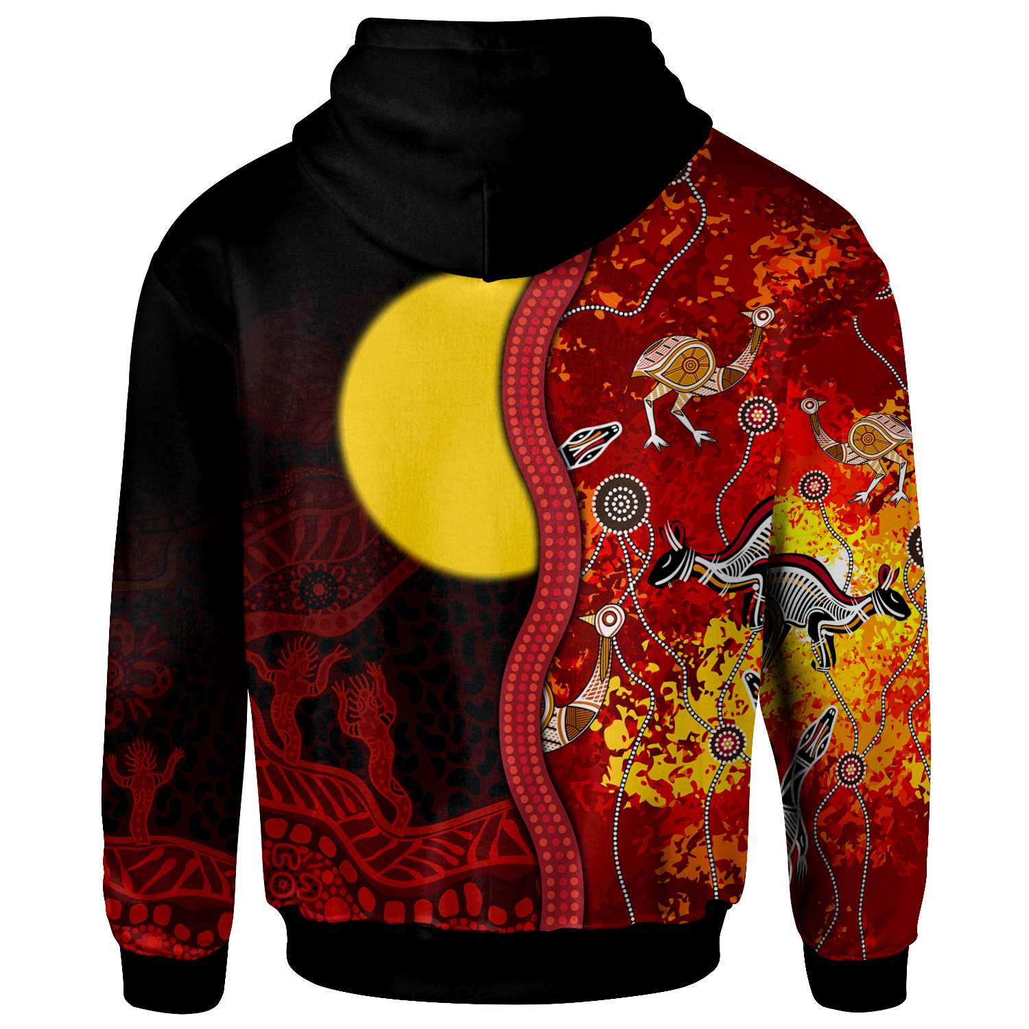 aboriginal-hoodie-red-indigenous-flag