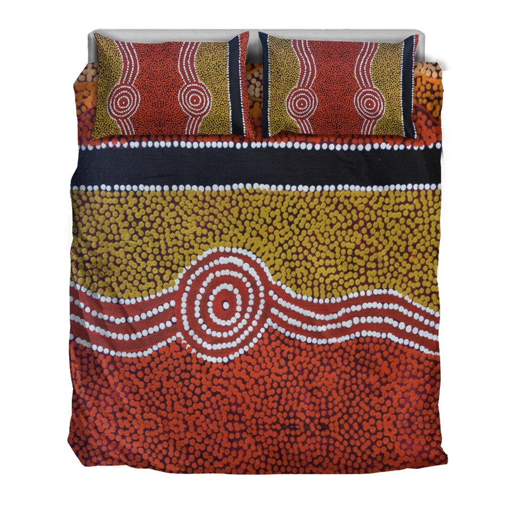 bedding-set-aboriginal-dot-style