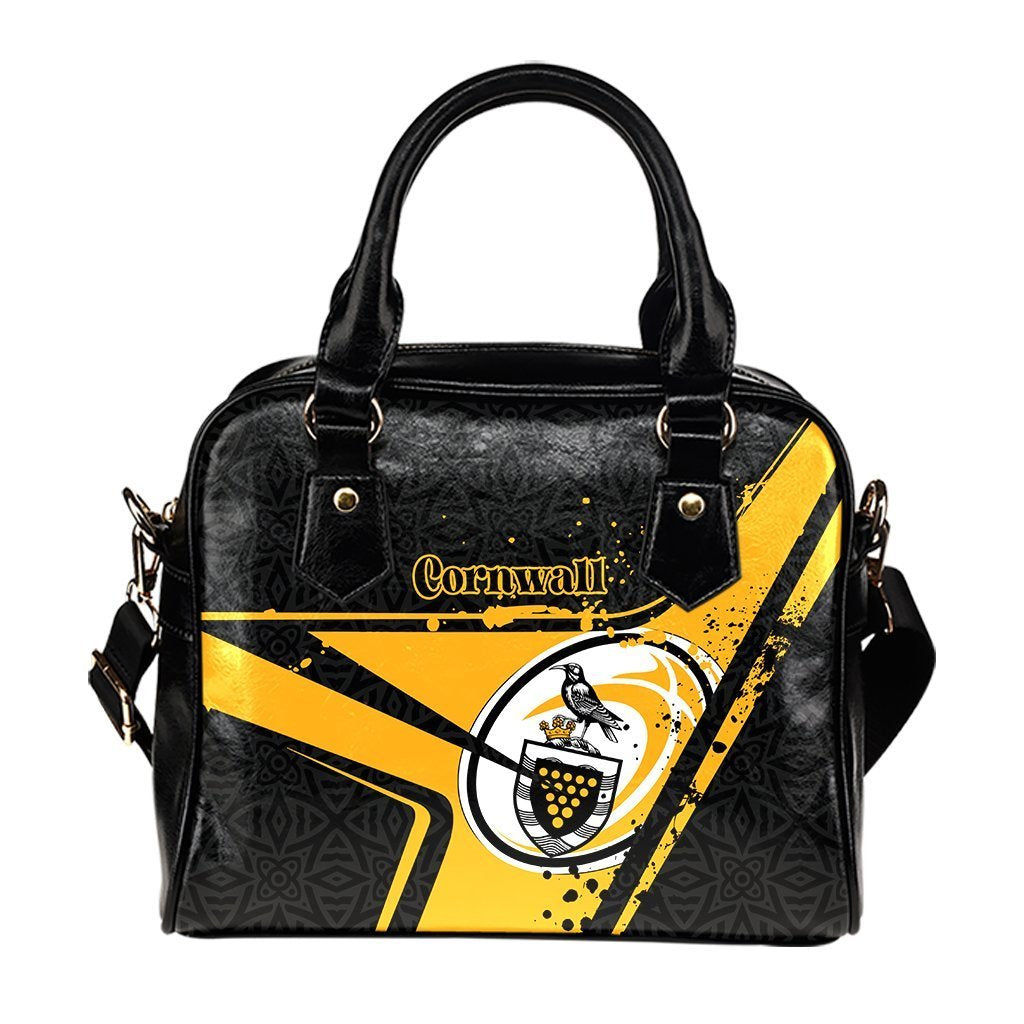 Cornwall Rugby Shoulder Handbag - Cornish Rugby - Vibe Hoodie