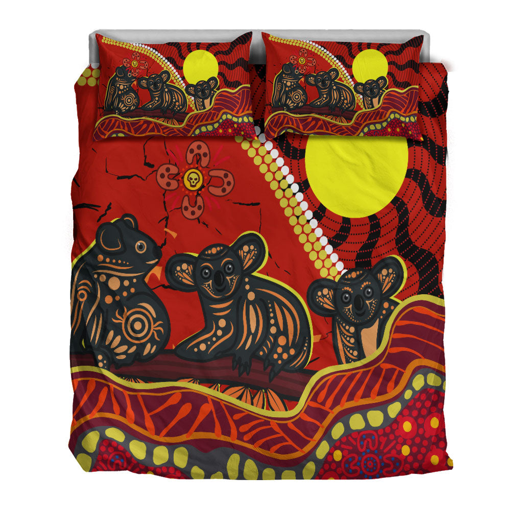 aboriginal-koala-painting-bedding-set