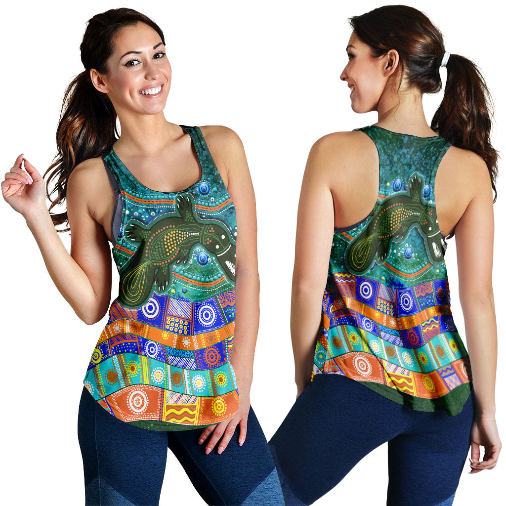 Aboriginal Platypus Painting Women Tank Top