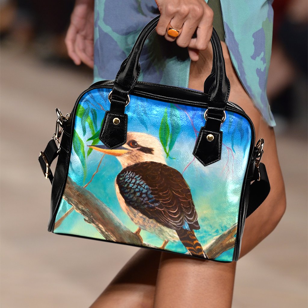 Kookaburra Shoulder Handbag- Australia Kookaburra - Vibe Hoodie