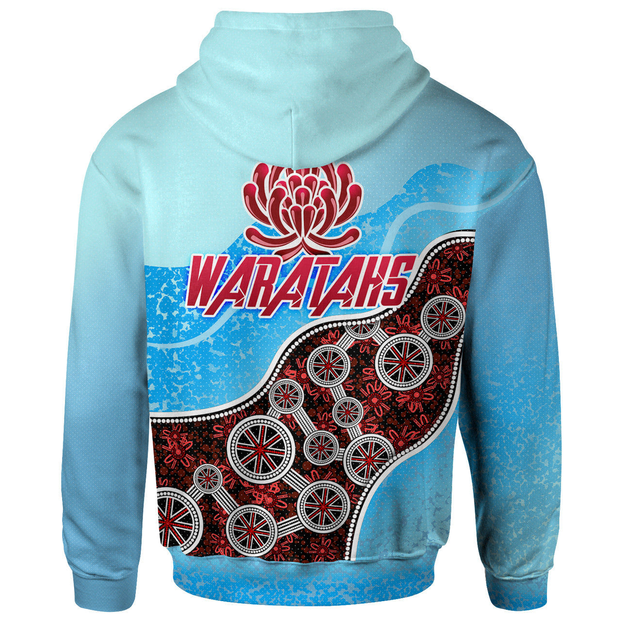 Waratahs Rugby Hoodie - Custom Indigenous Waratahs Hoodie RLT13