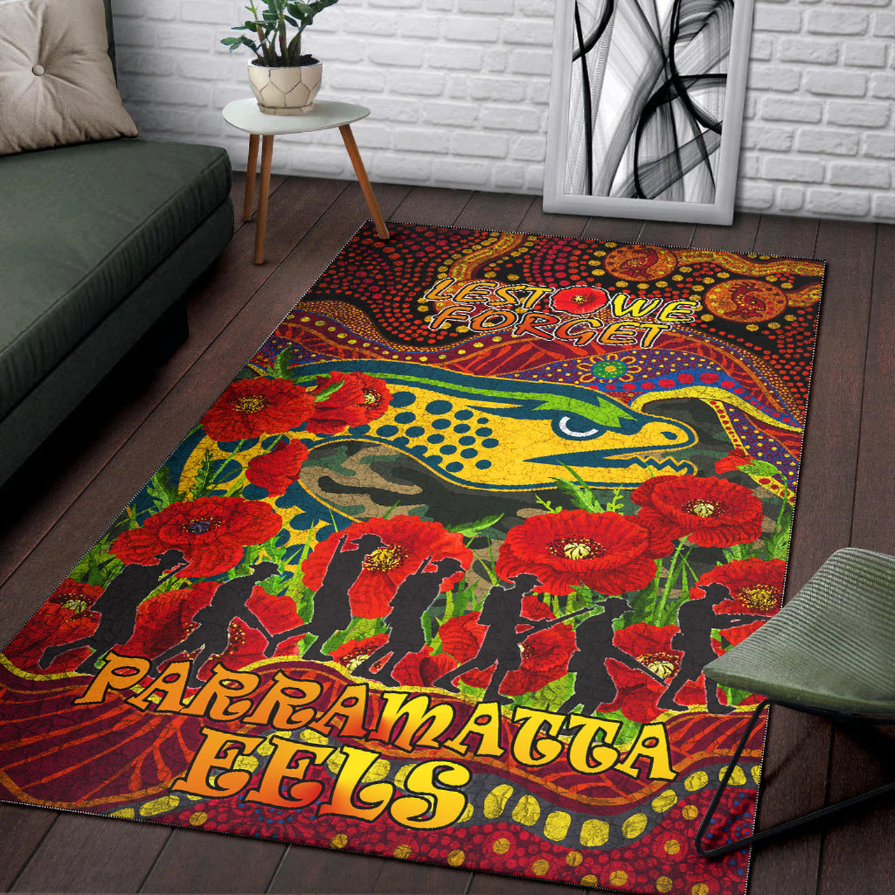 eels-rugby-aboriginal-anzac-day-custom-area-rug-lest-we-forget-eels-with-poppy-flower