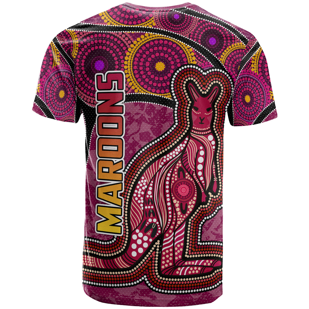 maroons-rugby-t-shirt-custom-maroons-kangaroo-t-shirt