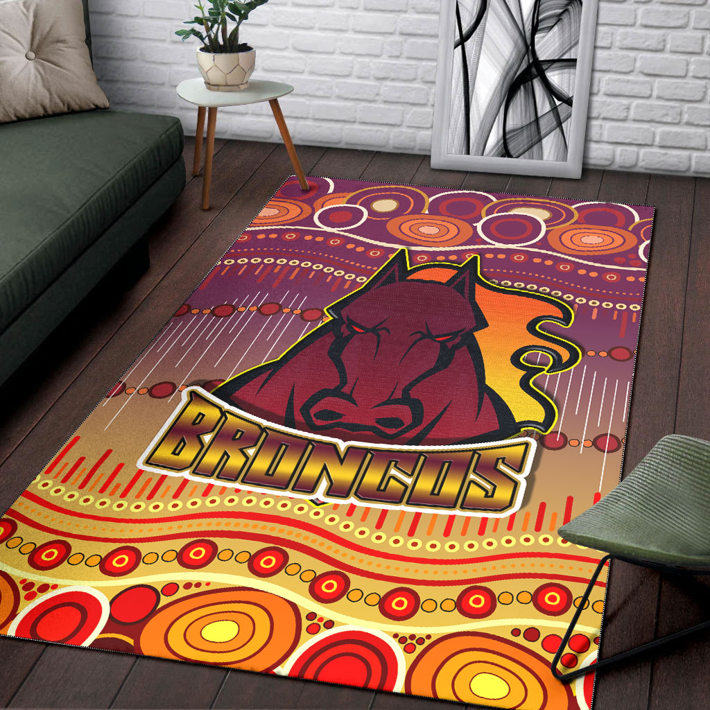 broncos-rugby-area-rug-horse-aboriginal-patterns-area-rug