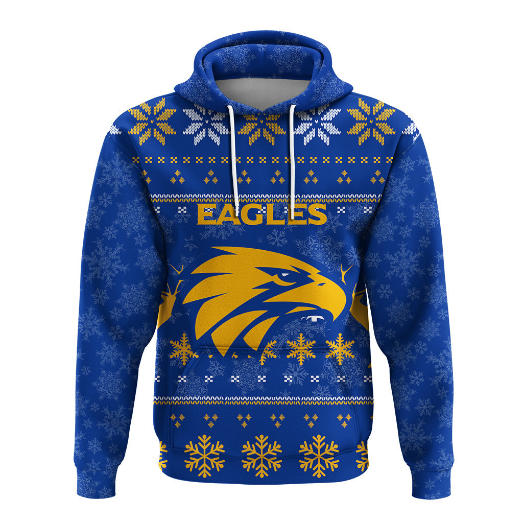 West Coast Eagles Club Hoodie - Christmas Ugly Style - LT12